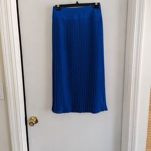 J Crew pleated midi skirt